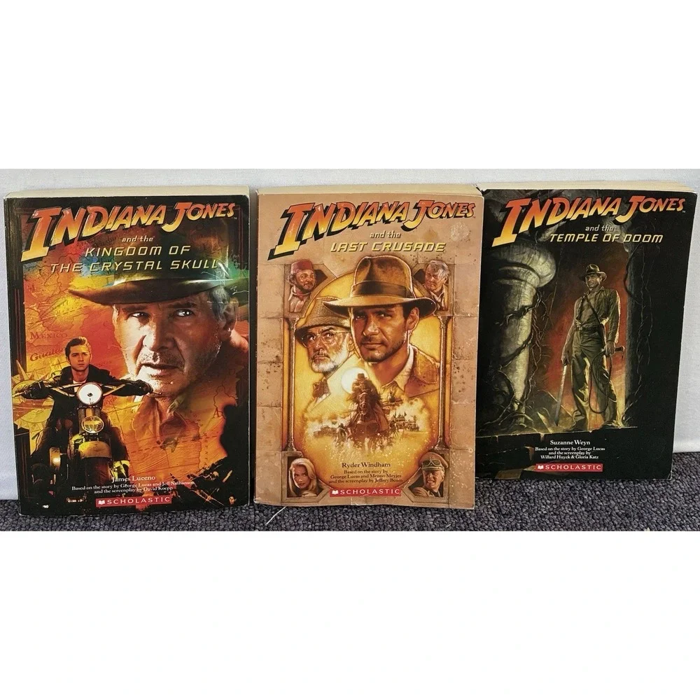 Lot Of 3 Indiana‎ Jones Kids Chapter Books Scholastic